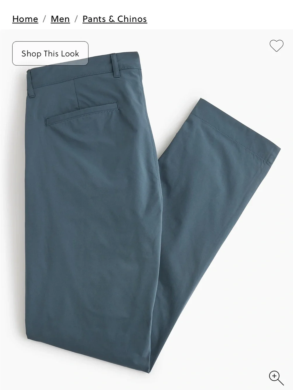 J. Crew Men's Slim Stretch Chinos in Slate Blue 32x34 NWT
